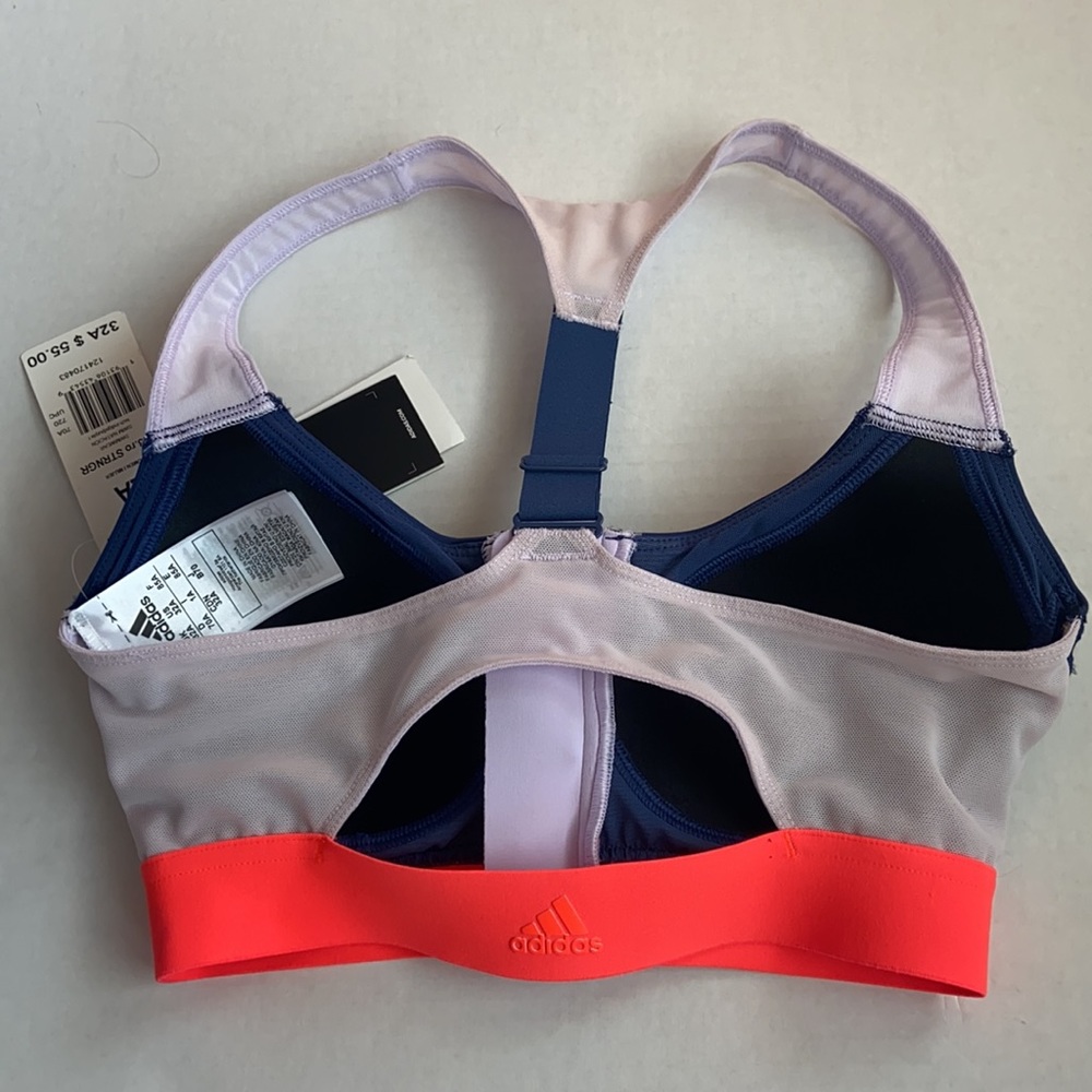 NWT ADIDAS Ladies Size 32A Bathing Suit Top Only. No Bottoms. Machine Wash. - Picture 3 of 8